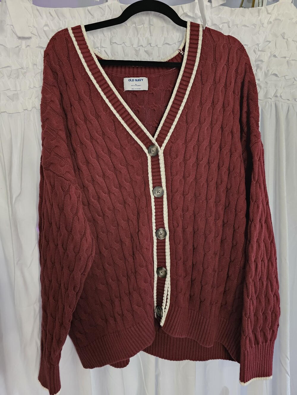Old Navy 100% Cotton Button Cardigan